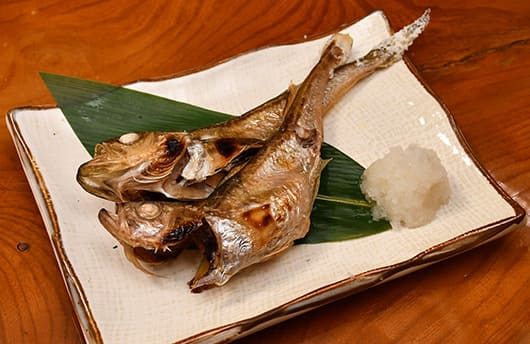 秋田_ハタハタのうま塩焼き