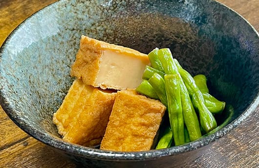 福井_厚揚げといんげんの煮びたし＜塩分控えめ＞