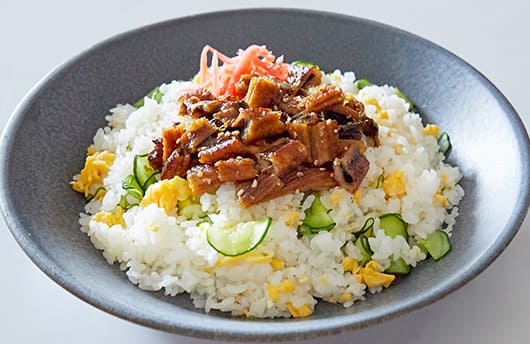広島_焼き穴子のちらし寿司＜塩分控えめ＞