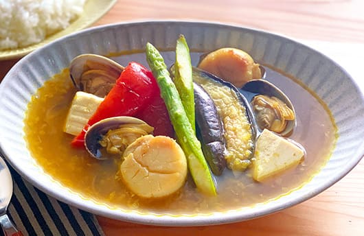 北海道_スープカレー和風仕立て＜塩分控えめ＞