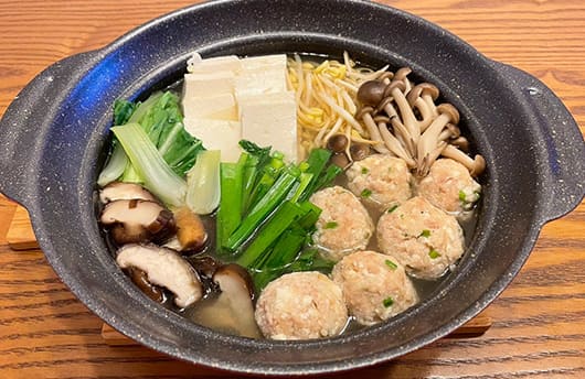 東京_鶏だんごの塩ちゃんこ鍋＜塩分控えめ＞